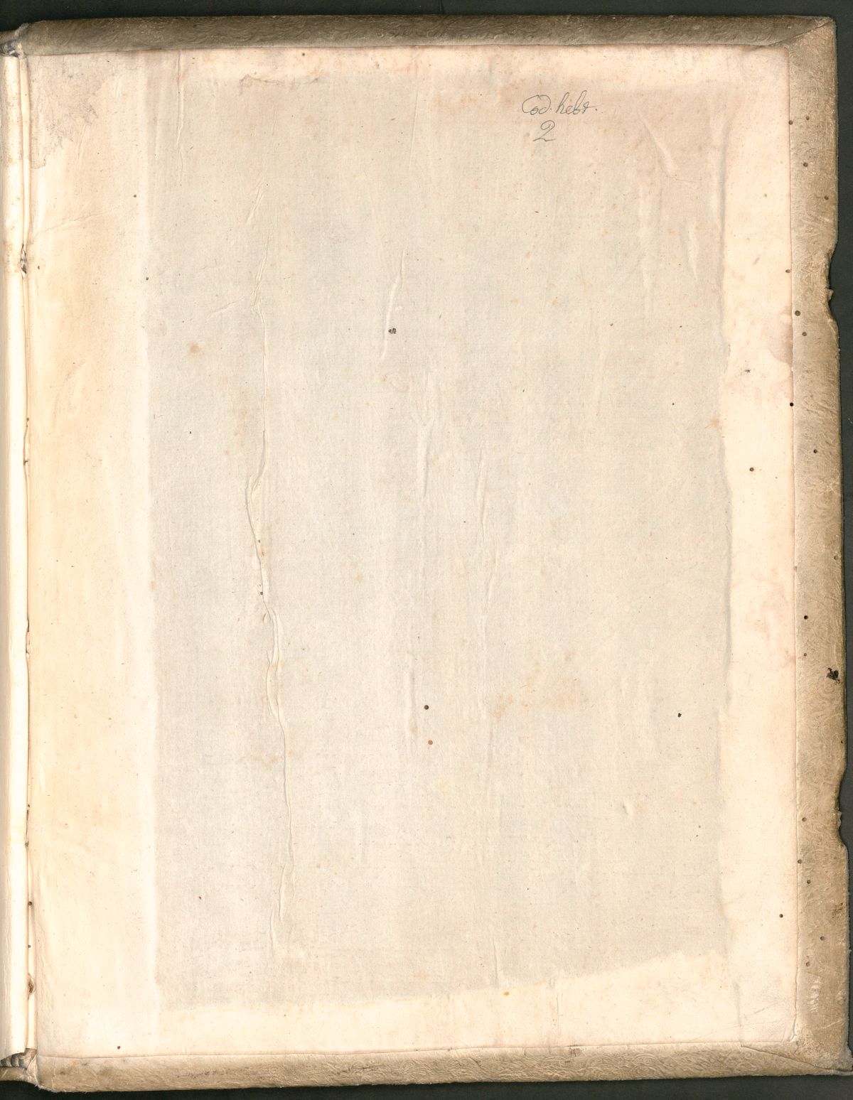 Front paste-down, Munich Cod. hebr. 2 (Pentateuch, Scrolls, and Haftarot)