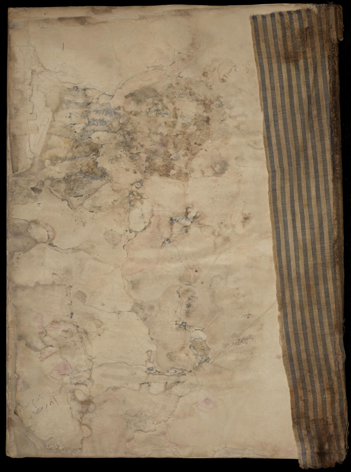 Folio 1a, Gaster Samaritan Pentateuch (MS Add 1)
