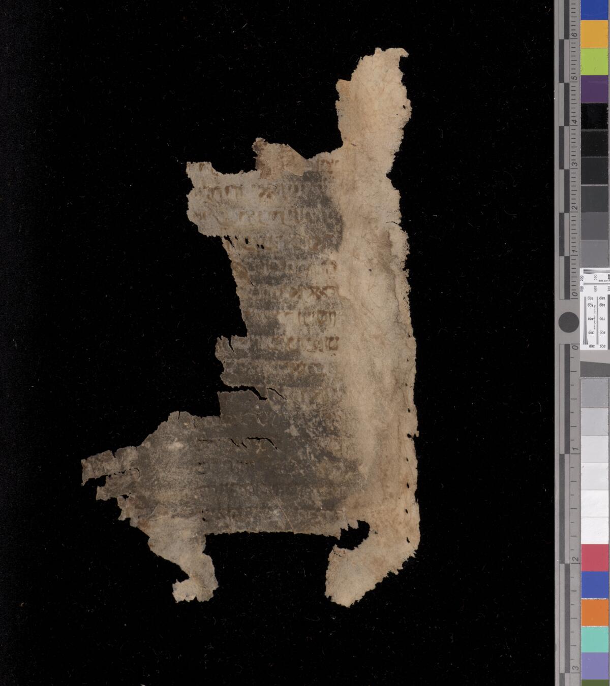 Detached fragment 2a, Gaster Hebrew MS 694 (Writings)
